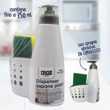 Dispenser sapone piatti+porta spugna | Starclean