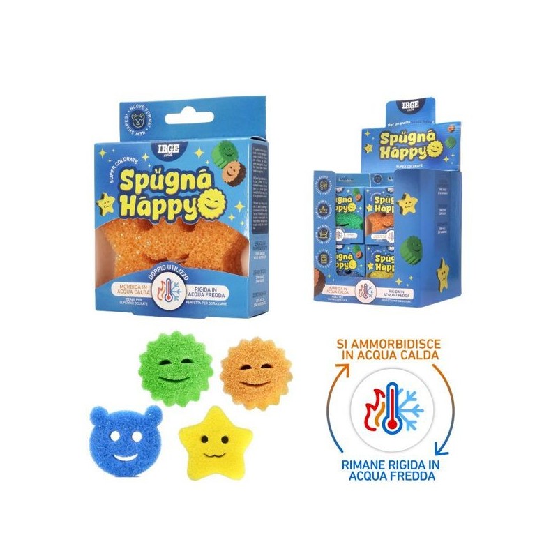 Spugna happy scrub 10x10x3cm | Starclean