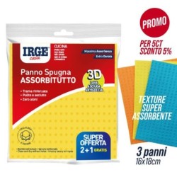 Pannospugna IRGE 3pz 16x18cm | Starclean