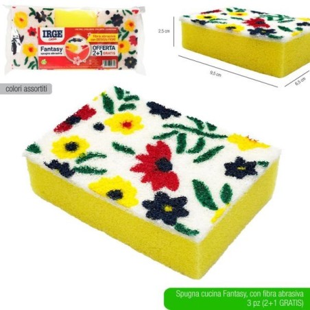 Spugna abrasiva fantasy 3pz | Starclean