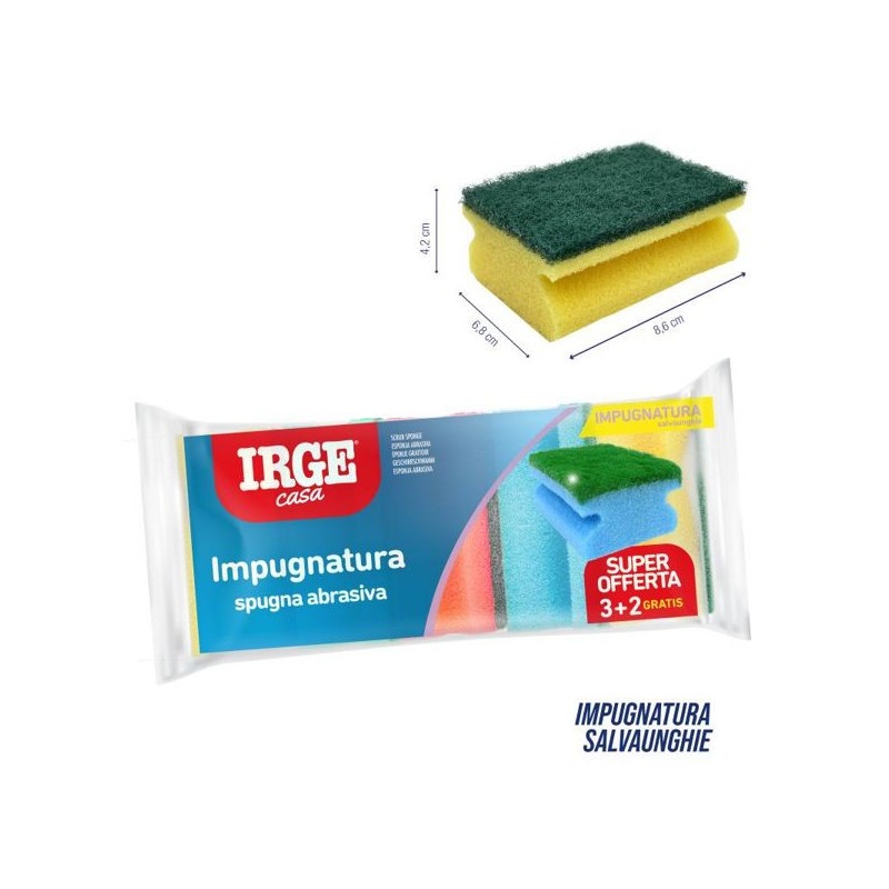 Spugna abras. impug. 8,6x6,8x4,2 5P | Starclean