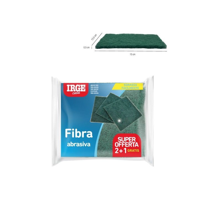 Spugna abrasivi fibra pulinet 3pz15 | Starclean