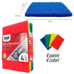 Spugna abrasiva primavera 4P 10x15c | Starclean