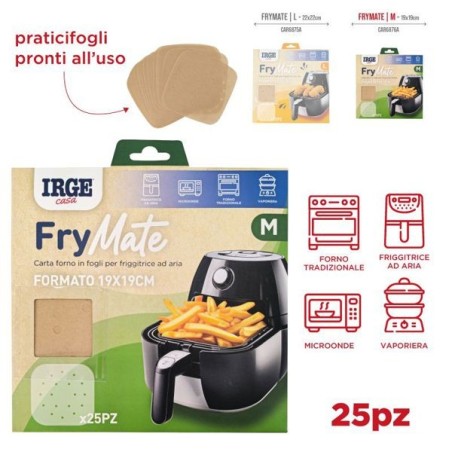 Carta friggitrice 19x19 25 pz stesa | Starclean