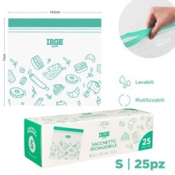 Sacchi doppia ZIP 16.5x15 25pz BOX | Starclean