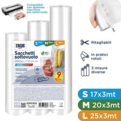 SET sacchi sottovuoto 3 pz | Starclean
