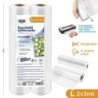 Sacchi sottovuoto rotolo 2pz 25x3mt | Starclean