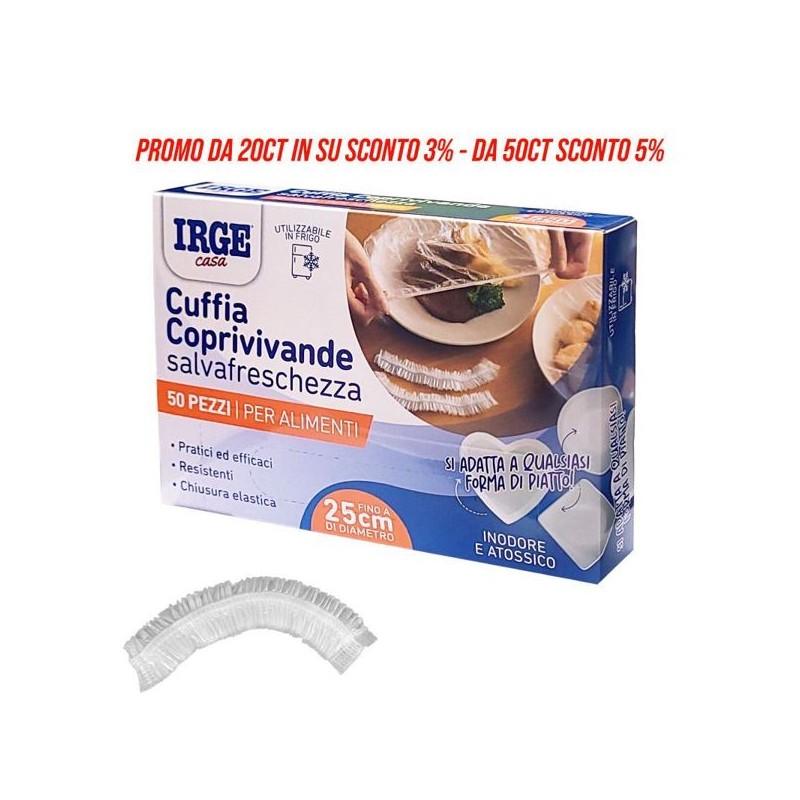 Cuffia coprivivande 50pz | Starclean