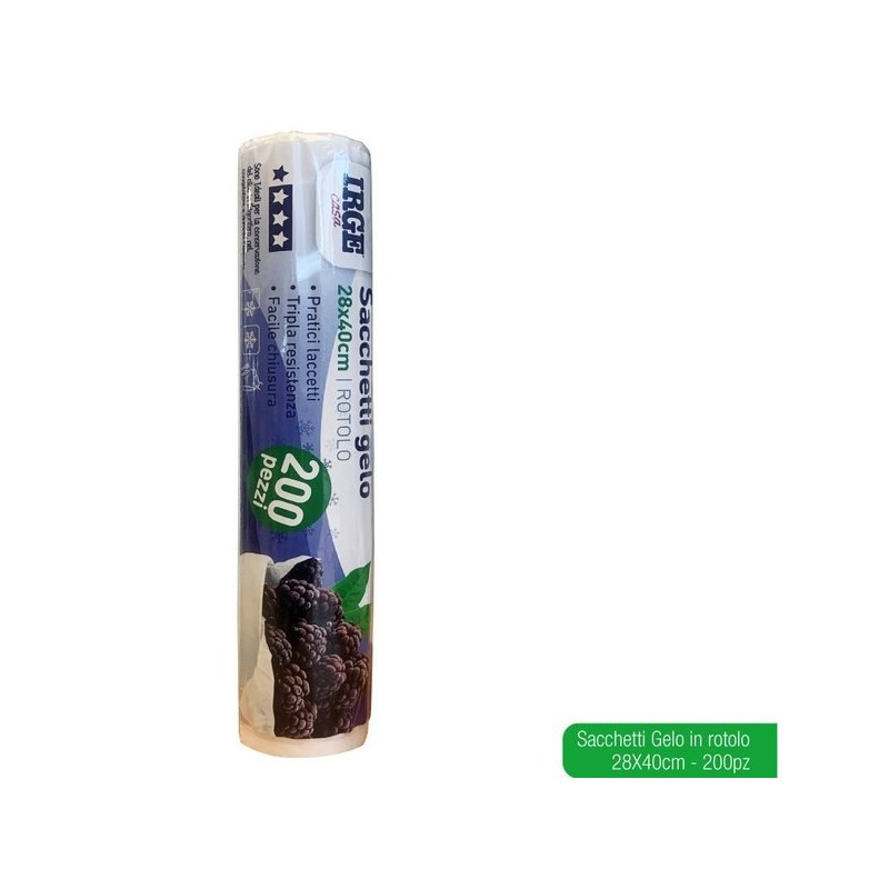 Sacchett gelo IRGE rotolo 23x32 250p | Starclean