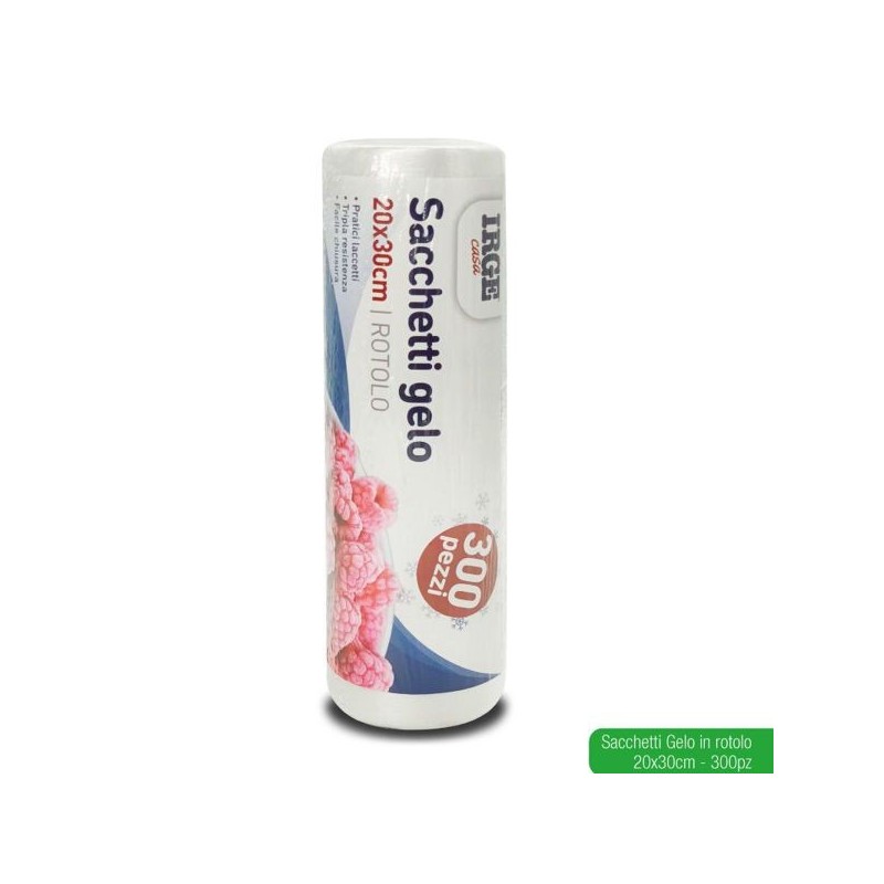 Sacchett gelo IRGE rotolo 20x30 300p | Starclean