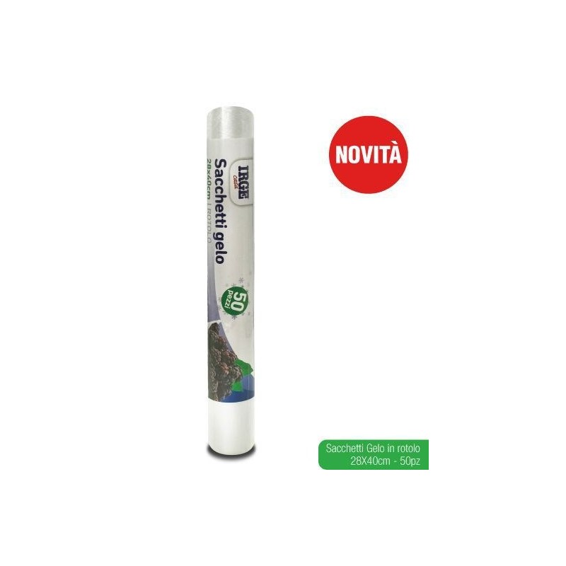 Sacchetti gelo IRGE rotolo 28x40 50P | Starclean