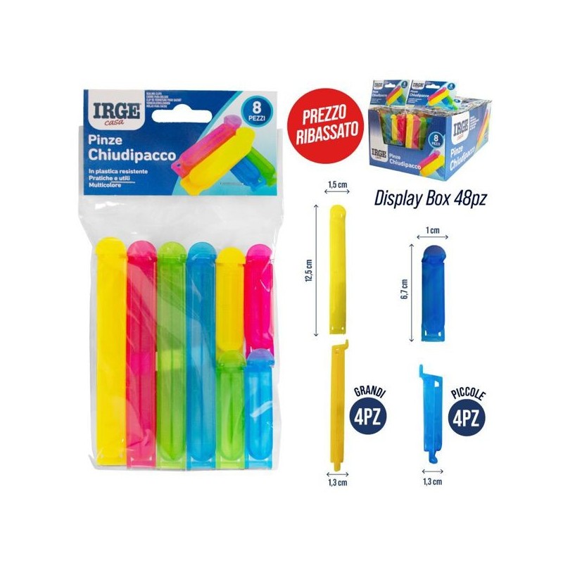 Pinze IRGE chiudipacco 8pz | Starclean