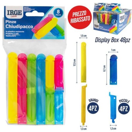 Pinze IRGE chiudipacco 8pz | Starclean