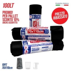Sacchi bidon.70x110cm 10pz neri | Starclean