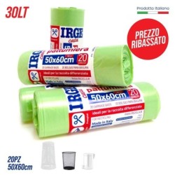 Sacchi patt.20pz 50x60 verde IRGE | Starclean