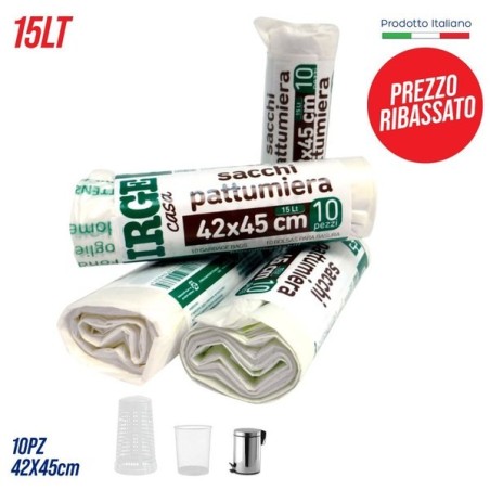 Sacchi pattumiera 10pz 42x45 umido | Starclean
