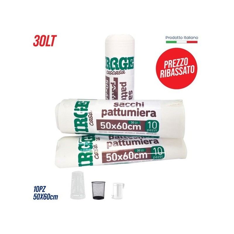 Sacchi pattumiera 10pz 50x60 umido | Starclean