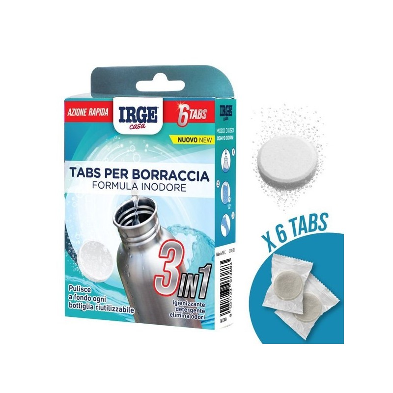 Tabs X pulizia borraccia 6pz | Starclean