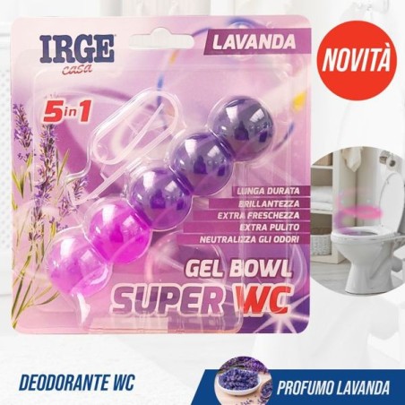 DEO WC 5 bowl sfumate lavanda | Starclean