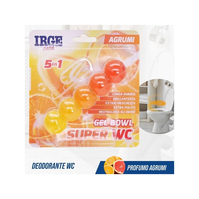 DEO WC 5 bowl sfumate agrumi | Starclean