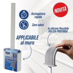 Scopino WC silicone stretto 9,5x4cm | Starclean