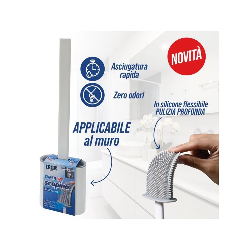 Scopino WC silicone stretto 9,5x4cm | Starclean