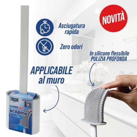 Scopino WC silicone stretto 9,5x4cm | Starclean