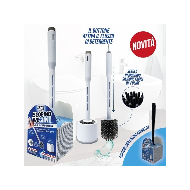Scopino WC IN silicone con dispenser | Starclean