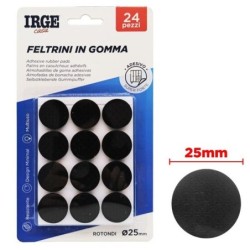 Feltrini gomma 24pz tondi diam 2.5cm | Starclean